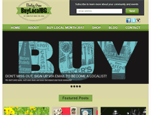 Tablet Screenshot of buylocalbg.com